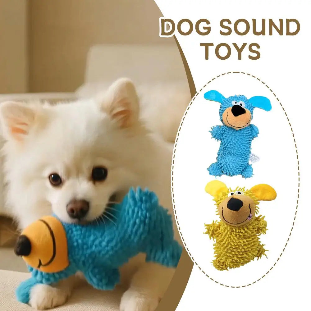Soft Cartoon Plush Chew Toy for Dogs