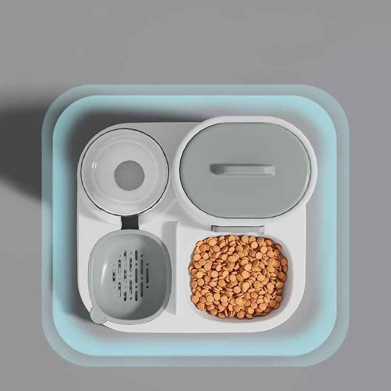 2-in-1 Cat Feeding & Water Bowl