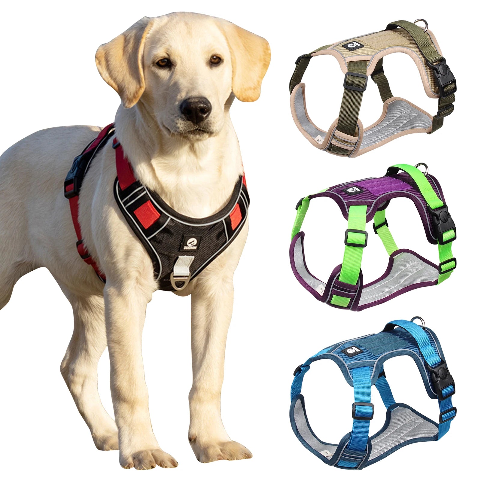Reflective, Waterproof Tactical Dog Harness (Medium–Large Dogs)