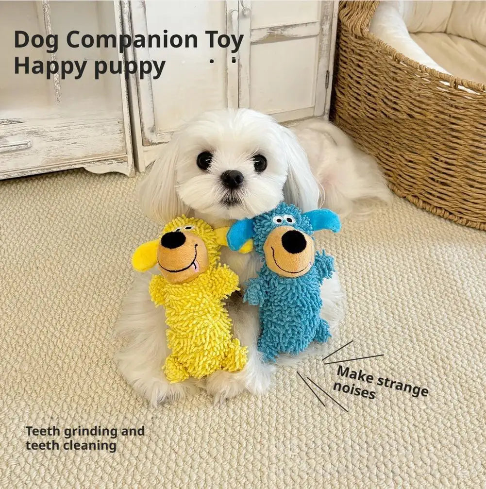 Soft Cartoon Plush Chew Toy for Dogs
