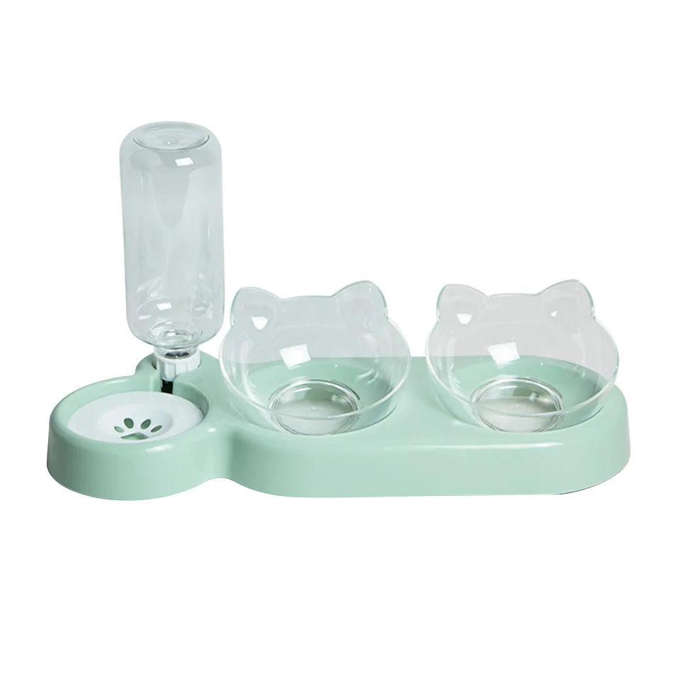 Durable Elevated Pet Bowls Set