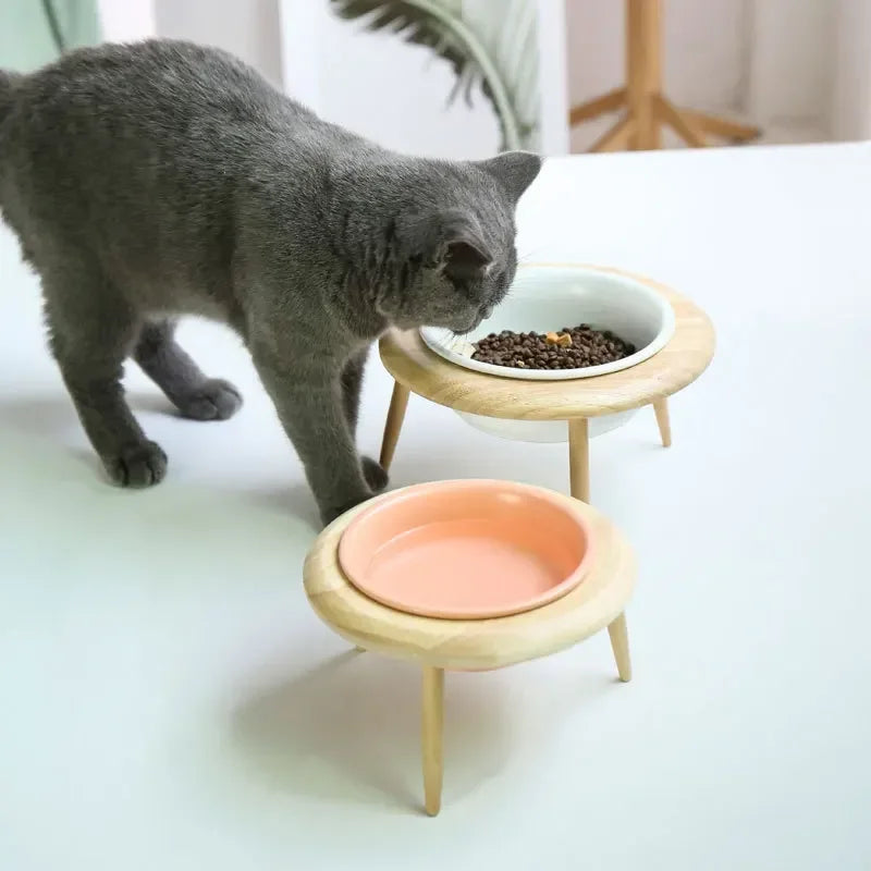 Elevated Ceramic Pet Feeding Bowls