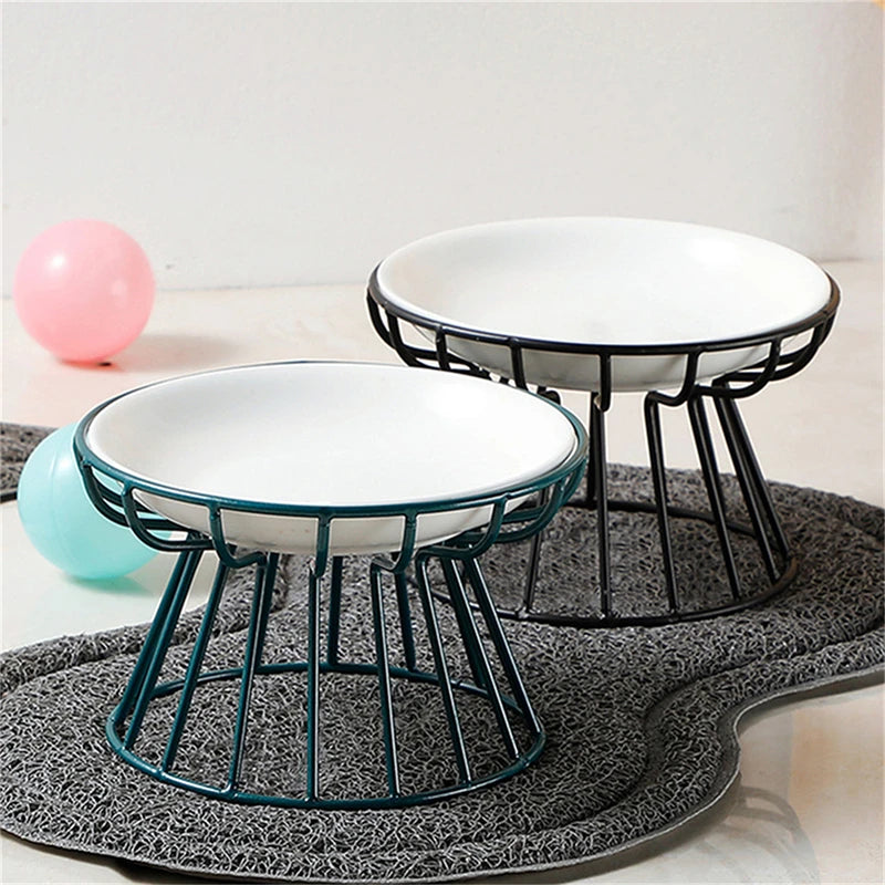 Elevated Metal Pet Food Bowl