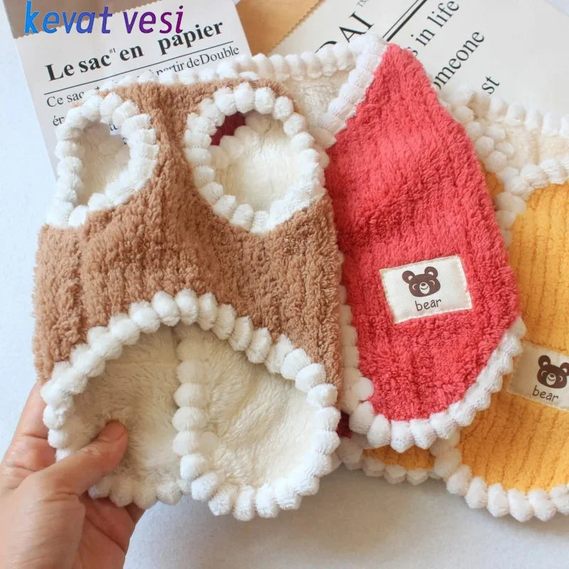 Winter Warm Fleece Dog Coat for Small Dogs & Cats