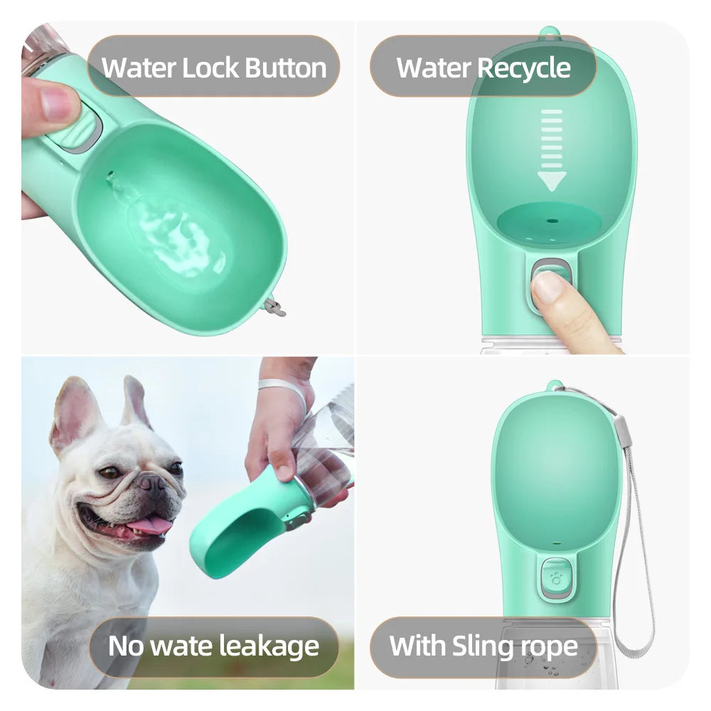 Portable Leakproof Water Bottle for Pets
