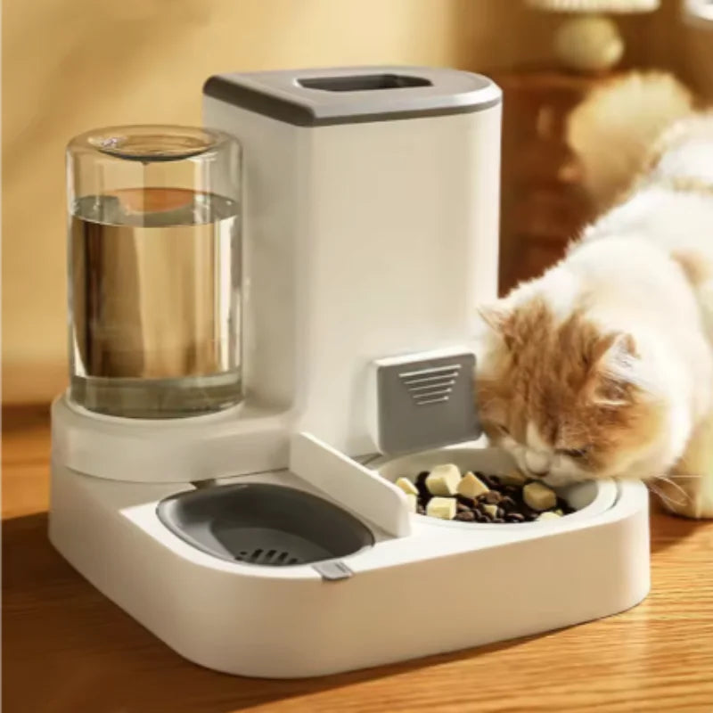 2-in-1 Cat Feeding & Water Bowl