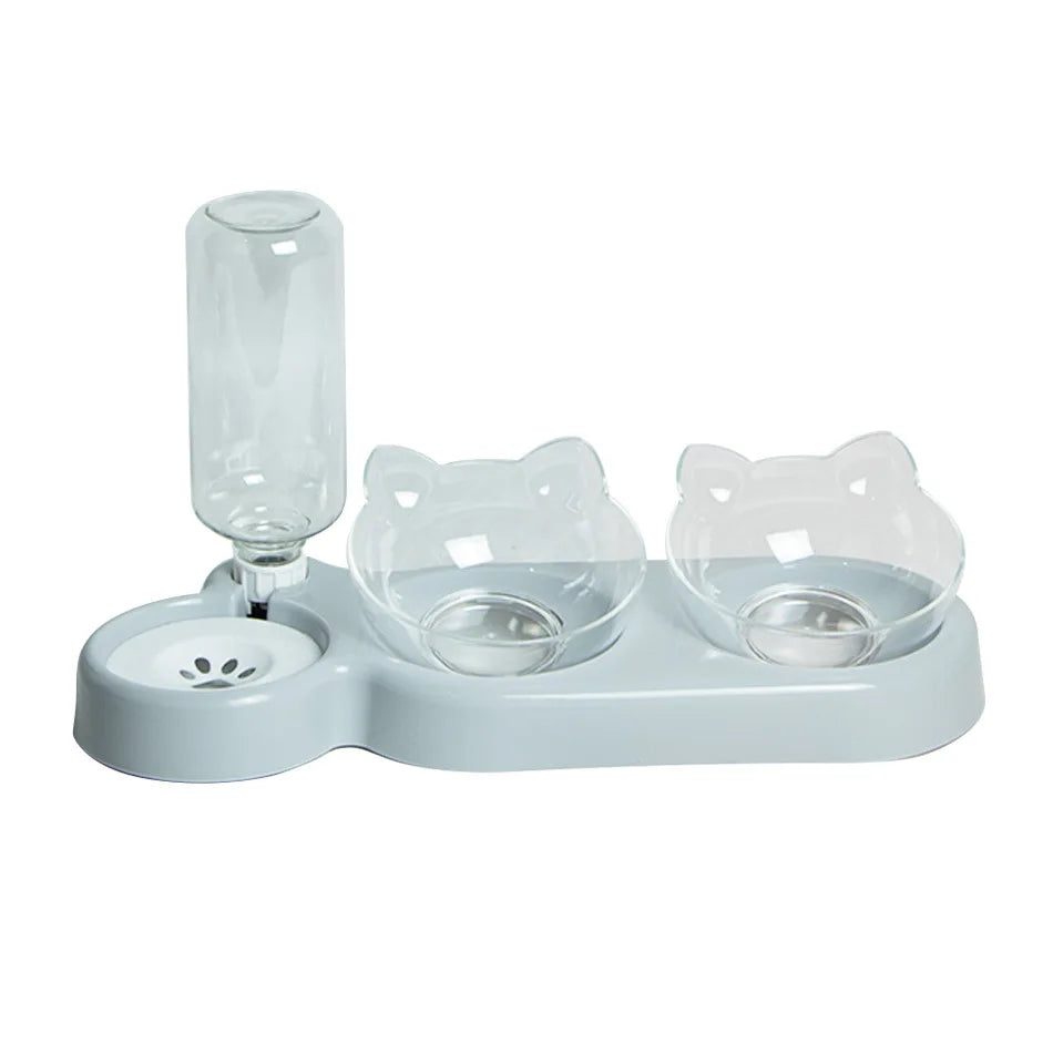 Durable Elevated Pet Bowls Set