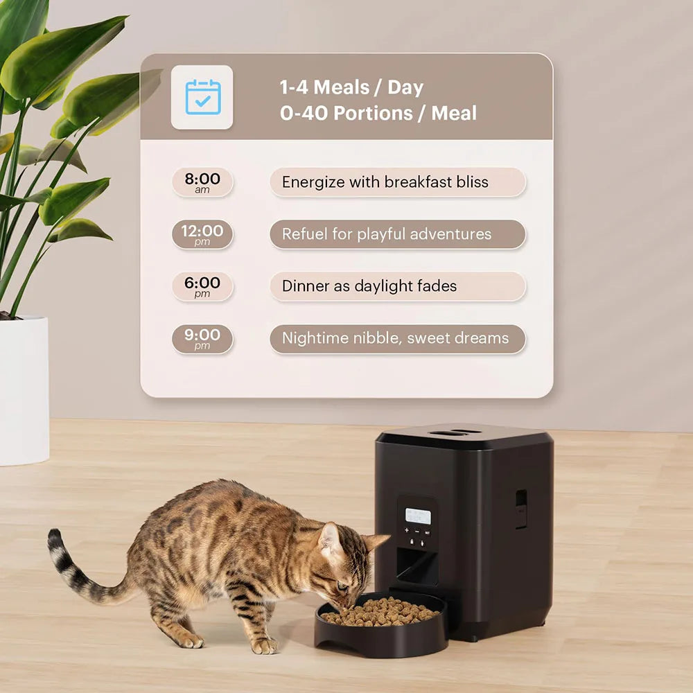 Automatic Smart Pet Feeder with Timed Portion Control