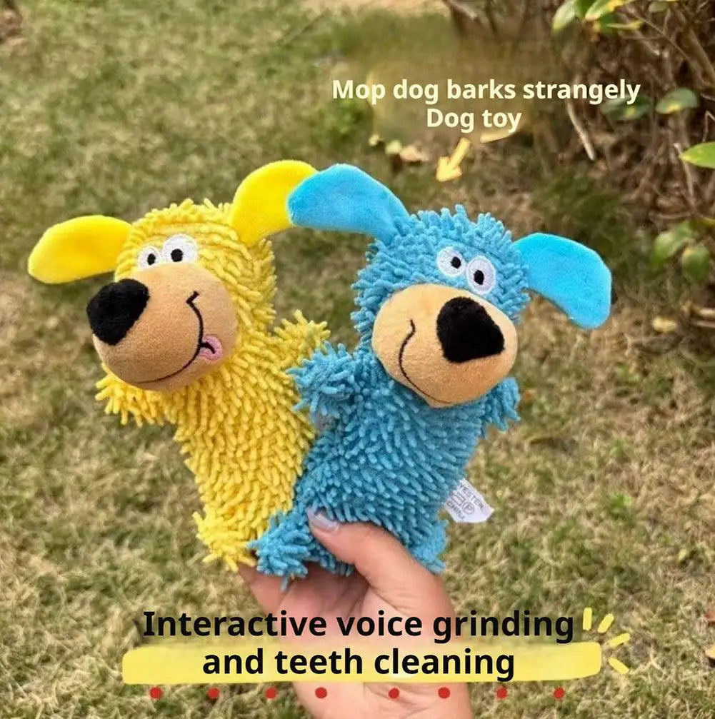Soft Cartoon Plush Chew Toy for Dogs