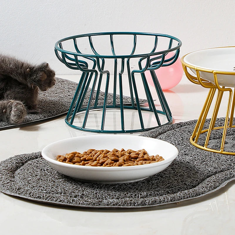 Elevated Metal Pet Food Bowl