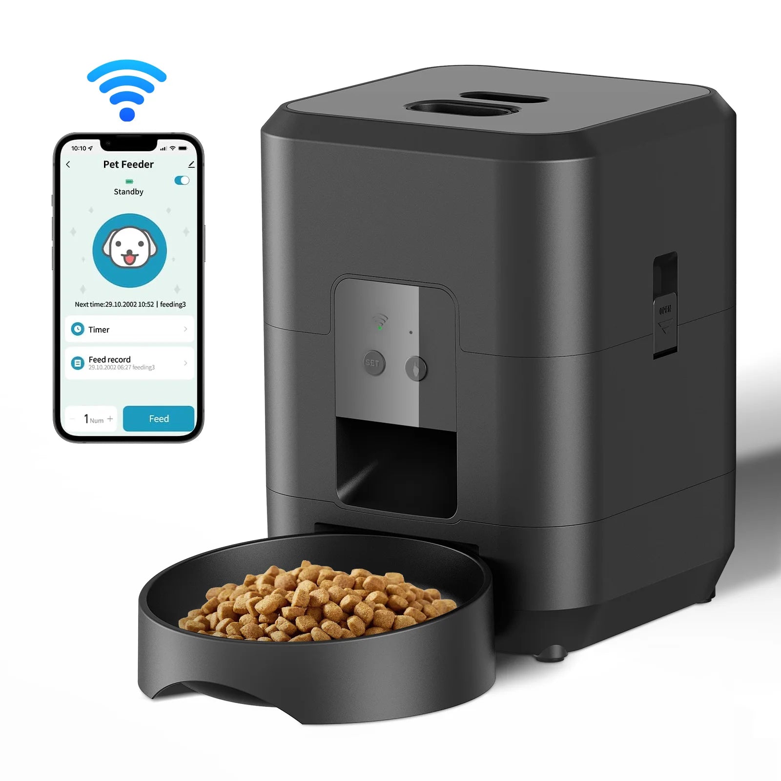 Automatic Smart Pet Feeder with Timed Portion Control